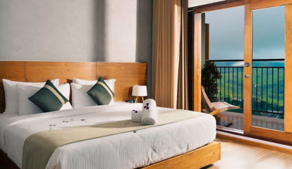 Modern hotel room in Tamil Nadu