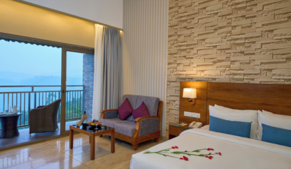 Spacious hotel room in Tamil Nadu